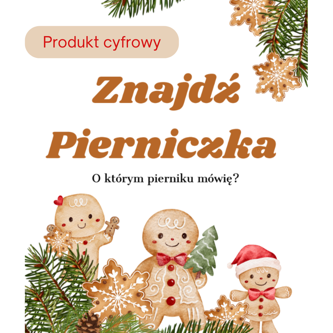 Gra „Znajdź Pierniczka” – świąteczna zabawa rozwijająca spostrzegawczość i język