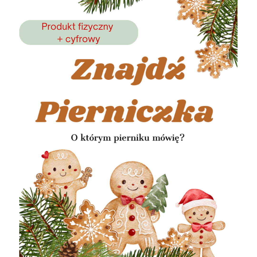 Gra „Znajdź Pierniczka” – świąteczna zabawa rozwijająca spostrzegawczość i język